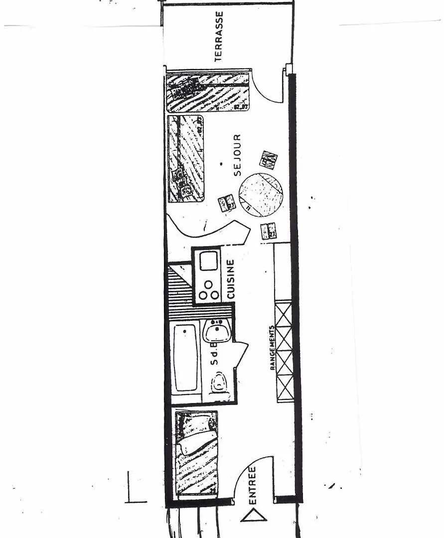 Residence Bel Aval - Studio Pour 4 Personnes A Arc 2000 Proche Des Pistes, Des Commerces Et De La Patinoire Mae-1965 Les Arcs  Frankrike